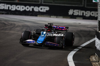 2024-09-20 - 31 OCON Esteban (fra), Alpine F1 Team A524, action during the Formula 1 Singapore Grand Prix 2024, 18th round of the 2024 Formula One World Championship from September 20 to 22, 2024 on the Marina Bay Circuit, in Singapore, Singapore - F1 - SINGAPORE GRAND PRIX 2024 - FORMULA 1 - MOTORS