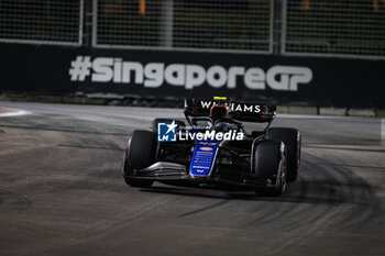 2024-09-20 - 43 COLAPINTO Franco (arg), Williams Racing FW46, action during the Formula 1 Singapore Grand Prix 2024, 18th round of the 2024 Formula One World Championship from September 20 to 22, 2024 on the Marina Bay Circuit, in Singapore, Singapore - F1 - SINGAPORE GRAND PRIX 2024 - FORMULA 1 - MOTORS