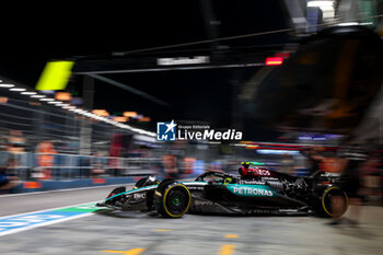 2024-09-20 - 44 HAMILTON Lewis (gbr), Mercedes AMG F1 Team W15, action during the Formula 1 Singapore Grand Prix 2024, 18th round of the 2024 Formula One World Championship from September 20 to 22, 2024 on the Marina Bay Circuit, in Singapore, Singapore - F1 - SINGAPORE GRAND PRIX 2024 - FORMULA 1 - MOTORS