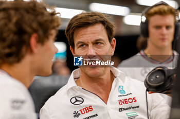 2024-09-20 - WOLFF Toto (aut), Team Principal & CEO of Mercedes AMG F1 Team, portrait during the Formula 1 Singapore Grand Prix 2024, 18th round of the 2024 Formula One World Championship from September 20 to 22, 2024 on the Marina Bay Circuit, in Singapore, Singapore - F1 - SINGAPORE GRAND PRIX 2024 - FORMULA 1 - MOTORS