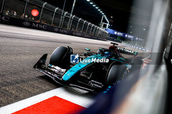 2024-09-20 - 63 RUSSELL George (gbr), Mercedes AMG F1 Team W15, action during the Formula 1 Singapore Grand Prix 2024, 18th round of the 2024 Formula One World Championship from September 20 to 22, 2024 on the Marina Bay Circuit, in Singapore, Singapore - F1 - SINGAPORE GRAND PRIX 2024 - FORMULA 1 - MOTORS