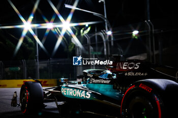 2024-09-20 - 63 RUSSELL George (gbr), Mercedes AMG F1 Team W15, action during the Formula 1 Singapore Grand Prix 2024, 18th round of the 2024 Formula One World Championship from September 20 to 22, 2024 on the Marina Bay Circuit, in Singapore, Singapore - F1 - SINGAPORE GRAND PRIX 2024 - FORMULA 1 - MOTORS