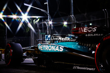 2024-09-20 - 63 RUSSELL George (gbr), Mercedes AMG F1 Team W15, action during the Formula 1 Singapore Grand Prix 2024, 18th round of the 2024 Formula One World Championship from September 20 to 22, 2024 on the Marina Bay Circuit, in Singapore, Singapore - F1 - SINGAPORE GRAND PRIX 2024 - FORMULA 1 - MOTORS