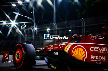 2024-09-20 - 16 LECLERC Charles (mco), Scuderia Ferrari SF-24, action during the Formula 1 Singapore Grand Prix 2024, 18th round of the 2024 Formula One World Championship from September 20 to 22, 2024 on the Marina Bay Circuit, in Singapore, Singapore - F1 - SINGAPORE GRAND PRIX 2024 - FORMULA 1 - MOTORS