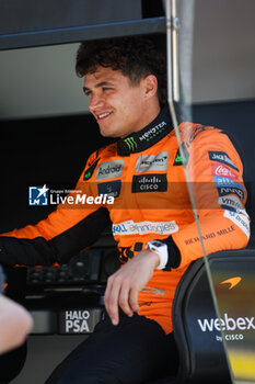 2024-10-17 - NORRIS Lando (gbr), McLaren F1 Team MCL38, portrait during the Formula 1 Pirelli United States Grand Prix 2024, 19th round of the 2024 Formula One World Championship from October 18 to 20, 2024 on the Circuit of the Americas, in Austin, United States of America - F1 - US GRAND PRIX 2024 - FORMULA 1 - MOTORS