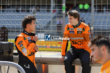 2024-10-17 - NORRIS Lando (gbr), McLaren F1 Team MCL38, PIASTRI Oscar (aus), McLaren F1 Team MCL38, portrait during the Formula 1 Pirelli United States Grand Prix 2024, 19th round of the 2024 Formula One World Championship from October 18 to 20, 2024 on the Circuit of the Americas, in Austin, United States of America - F1 - US GRAND PRIX 2024 - FORMULA 1 - MOTORS