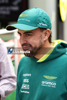 2024-10-17 - ALONSO Fernando (spa), Aston Martin F1 Team AMR24, portrait during the Formula 1 Pirelli United States Grand Prix 2024, 19th round of the 2024 Formula One World Championship from October 18 to 20, 2024 on the Circuit of the Americas, in Austin, United States of America - F1 - US GRAND PRIX 2024 - FORMULA 1 - MOTORS