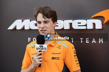 2024-10-17 - PIASTRI Oscar (aus), McLaren F1 Team MCL38, portrait during the Formula 1 Pirelli United States Grand Prix 2024, 19th round of the 2024 Formula One World Championship from October 18 to 20, 2024 on the Circuit of the Americas, in Austin, United States of America - F1 - US GRAND PRIX 2024 - FORMULA 1 - MOTORS