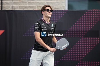 2024-10-17 - RUSSELL George (gbr), Mercedes AMG F1 Team W15, portrait during the Formula 1 Pirelli United States Grand Prix 2024, 19th round of the 2024 Formula One World Championship from October 18 to 20, 2024 on the Circuit of the Americas, in Austin, United States of America - F1 - US GRAND PRIX 2024 - FORMULA 1 - MOTORS