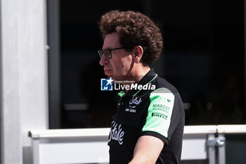 2024-10-17 - BINOTTO Mattia, CEO and CTO of Stake F1 Team Kick Sauber, portrait during the Formula 1 Pirelli United States Grand Prix 2024, 19th round of the 2024 Formula One World Championship from October 18 to 20, 2024 on the Circuit of the Americas, in Austin, United States of America - F1 - US GRAND PRIX 2024 - FORMULA 1 - MOTORS