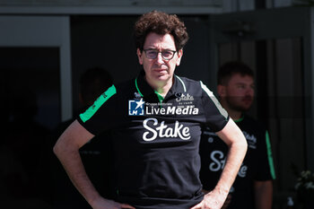 2024-10-17 - BINOTTO Mattia, CEO and CTO of Stake F1 Team Kick Sauber, portrait during the Formula 1 Pirelli United States Grand Prix 2024, 19th round of the 2024 Formula One World Championship from October 18 to 20, 2024 on the Circuit of the Americas, in Austin, United States of America - F1 - US GRAND PRIX 2024 - FORMULA 1 - MOTORS