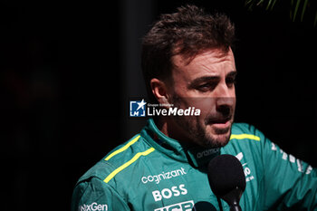 2024-10-17 - ALONSO Fernando (spa), Aston Martin F1 Team AMR24, portrait during the Formula 1 Pirelli United States Grand Prix 2024, 19th round of the 2024 Formula One World Championship from October 18 to 20, 2024 on the Circuit of the Americas, in Austin, United States of America - F1 - US GRAND PRIX 2024 - FORMULA 1 - MOTORS