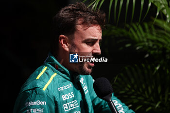 2024-10-17 - ALONSO Fernando (spa), Aston Martin F1 Team AMR24, portrait during the Formula 1 Pirelli United States Grand Prix 2024, 19th round of the 2024 Formula One World Championship from October 18 to 20, 2024 on the Circuit of the Americas, in Austin, United States of America - F1 - US GRAND PRIX 2024 - FORMULA 1 - MOTORS