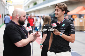 2024-10-17 - RUSSELL George (gbr), Mercedes AMG F1 Team W15, portrait during the Formula 1 Pirelli United States Grand Prix 2024, 19th round of the 2024 Formula One World Championship from October 18 to 20, 2024 on the Circuit of the Americas, in Austin, United States of America - F1 - US GRAND PRIX 2024 - FORMULA 1 - MOTORS