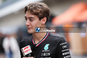 2024-10-17 - RUSSELL George (gbr), Mercedes AMG F1 Team W15, portrait during the Formula 1 Pirelli United States Grand Prix 2024, 19th round of the 2024 Formula One World Championship from October 18 to 20, 2024 on the Circuit of the Americas, in Austin, United States of America - F1 - US GRAND PRIX 2024 - FORMULA 1 - MOTORS