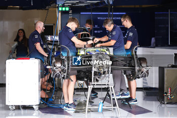 2024-10-17 - Williams Racing FW46, mechanical detail during the Formula 1 Pirelli United States Grand Prix 2024, 19th round of the 2024 Formula One World Championship from October 18 to 20, 2024 on the Circuit of the Americas, in Austin, United States of America - F1 - US GRAND PRIX 2024 - FORMULA 1 - MOTORS