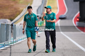 2024-10-17 - ALONSO Fernando (spa), Aston Martin F1 Team AMR24, portrait during the Formula 1 Pirelli United States Grand Prix 2024, 19th round of the 2024 Formula One World Championship from October 18 to 20, 2024 on the Circuit of the Americas, in Austin, United States of America - F1 - US GRAND PRIX 2024 - FORMULA 1 - MOTORS