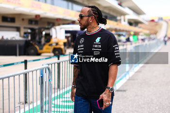 2024-10-17 - HAMILTON Lewis (gbr), Mercedes AMG F1 Team W15, portrait during the Formula 1 Pirelli United States Grand Prix 2024, 19th round of the 2024 Formula One World Championship from October 18 to 20, 2024 on the Circuit of the Americas, in Austin, United States of America - F1 - US GRAND PRIX 2024 - FORMULA 1 - MOTORS