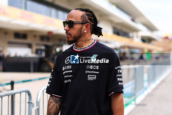 2024-10-17 - HAMILTON Lewis (gbr), Mercedes AMG F1 Team W15, portrait during the Formula 1 Pirelli United States Grand Prix 2024, 19th round of the 2024 Formula One World Championship from October 18 to 20, 2024 on the Circuit of the Americas, in Austin, United States of America - F1 - US GRAND PRIX 2024 - FORMULA 1 - MOTORS