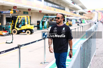 2024-10-17 - HAMILTON Lewis (gbr), Mercedes AMG F1 Team W15, portrait during the Formula 1 Pirelli United States Grand Prix 2024, 19th round of the 2024 Formula One World Championship from October 18 to 20, 2024 on the Circuit of the Americas, in Austin, United States of America - F1 - US GRAND PRIX 2024 - FORMULA 1 - MOTORS