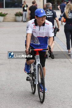 2024-10-17 - TSUNODA Yuki (jap), Visa Cash App RB F1 Team VCARB 01, portrait during the Formula 1 Pirelli United States Grand Prix 2024, 19th round of the 2024 Formula One World Championship from October 18 to 20, 2024 on the Circuit of the Americas, in Austin, United States of America - F1 - US GRAND PRIX 2024 - FORMULA 1 - MOTORS