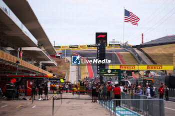 2024-10-18 - Pitlane illustration, ambience during the Formula 1 Pirelli United States Grand Prix 2024, 19th round of the 2024 Formula One World Championship from October 18 to 20, 2024 on the Circuit of the Americas, in Austin, United States of America - F1 - US GRAND PRIX 2024 - FORMULA 1 - MOTORS