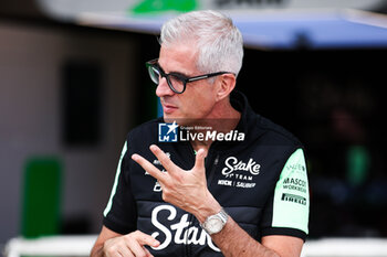 2024-10-18 - ALUNNI BRAVI Alessandro (ita), Managing Director of Sauber Group & Team Representative, portrait during the Formula 1 Pirelli United States Grand Prix 2024, 19th round of the 2024 Formula One World Championship from October 18 to 20, 2024 on the Circuit of the Americas, in Austin, United States of America - F1 - US GRAND PRIX 2024 - FORMULA 1 - MOTORS