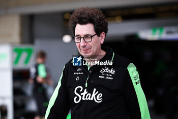 2024-10-18 - BINOTTO Mattia, CEO and CTO of Stake F1 Team Kick Sauber, portrait during the Formula 1 Pirelli United States Grand Prix 2024, 19th round of the 2024 Formula One World Championship from October 18 to 20, 2024 on the Circuit of the Americas, in Austin, United States of America - F1 - US GRAND PRIX 2024 - FORMULA 1 - MOTORS