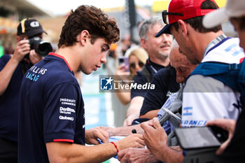 2024-10-18 - COLAPINTO Franco (arg), Williams Racing FW46, portrait during the Formula 1 Pirelli United States Grand Prix 2024, 19th round of the 2024 Formula One World Championship from October 18 to 20, 2024 on the Circuit of the Americas, in Austin, United States of America - F1 - US GRAND PRIX 2024 - FORMULA 1 - MOTORS