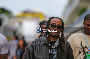 18/10/2024 - Quavo (USA) rapper and Singer - Guest in paddock during the Formula 1 Pirelli United States Grand Prix 2024, scheduled to take place at Circuit of Americas in Austin, TX (USA) Sept 18-20, 2024 - FORMULA 1 PIRELLI UNITED STATES GRAND PRIX 2024 - PRACTICE - FORMULA 1 - MOTORI