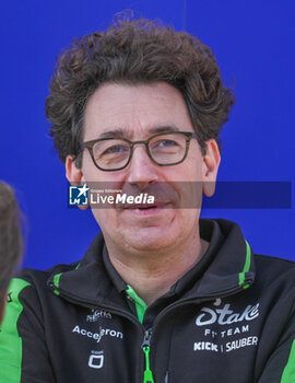 18/10/2024 - Mattia Binotto (ITA) - Sauber F1 during the Formula 1 Pirelli United States Grand Prix 2024, scheduled to take place at Circuit of Americas in Austin, TX (USA) Sept 18-20, 2024 - FORMULA 1 PIRELLI UNITED STATES GRAND PRIX 2024 - PRACTICE - FORMULA 1 - MOTORI