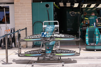 18/10/2024 - Aston Martin Aramco F1 Team garage during the Formula 1 Pirelli United States Grand Prix 2024, scheduled to take place at Circuit of Americas in Austin, TX (USA) Sept 18-20, 2024 - FORMULA 1 PIRELLI UNITED STATES GRAND PRIX 2024 - PRACTICE - FORMULA 1 - MOTORI