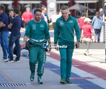 18/10/2024 - Fernando Alonso (ESP) - Aston Martin Aramco F1 Team - Aston Martin AMR24 - Mercedes during the Formula 1 Pirelli United States Grand Prix 2024, scheduled to take place at Circuit of Americas in Austin, TX (USA) Sept 18-20, 2024 - FORMULA 1 PIRELLI UNITED STATES GRAND PRIX 2024 - PRACTICE - FORMULA 1 - MOTORI