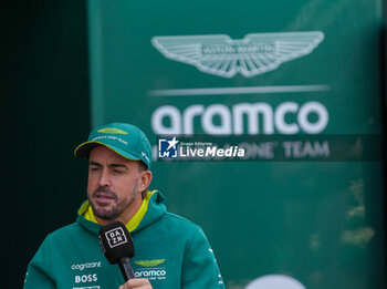 18/10/2024 - Fernando Alonso (ESP) - Aston Martin Aramco F1 Team - Aston Martin AMR24 - Mercedes during the Formula 1 Pirelli United States Grand Prix 2024, scheduled to take place at Circuit of Americas in Austin, TX (USA) Sept 18-20, 2024 - FORMULA 1 PIRELLI UNITED STATES GRAND PRIX 2024 - PRACTICE - FORMULA 1 - MOTORI