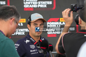 18/10/2024 - Sergio Perez (MEX) - Oracle Red Bull Racing - Red Bull RB20 - Honda RBPT during the Formula 1 Pirelli United States Grand Prix 2024, scheduled to take place at Circuit of Americas in Austin, TX (USA) Sept 18-20, 2024 - FORMULA 1 PIRELLI UNITED STATES GRAND PRIX 2024 - PRACTICE - FORMULA 1 - MOTORI