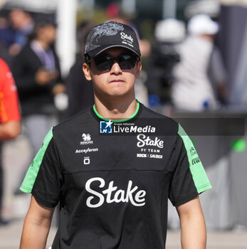 18/10/2024 - Zhou Guanyu (CHN) - Stake F1 Team Kick Sauber - Sauber C44 - Ferrari during the Formula 1 Pirelli United States Grand Prix 2024, scheduled to take place at Circuit of Americas in Austin, TX (USA) Sept 18-20, 2024 - FORMULA 1 PIRELLI UNITED STATES GRAND PRIX 2024 - PRACTICE - FORMULA 1 - MOTORI