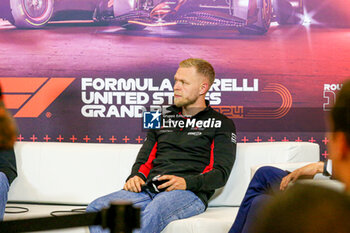 18/10/2024 - Kevin Magnussen (DEN) - MoneyGram Haas F1 Team - Haas VF-24 - Ferrari during the Formula 1 Pirelli United States Grand Prix 2024, scheduled to take place at Circuit of Americas in Austin, TX (USA) Sept 18-20, 2024 - FORMULA 1 PIRELLI UNITED STATES GRAND PRIX 2024 - PRACTICE - FORMULA 1 - MOTORI