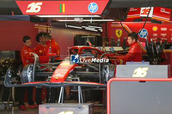 18/10/2024 - Scuderia Ferrari garage during the Formula 1 Pirelli United States Grand Prix 2024, scheduled to take place at Circuit of Americas in Austin, TX (USA) Sept 18-20, 2024 - FORMULA 1 PIRELLI UNITED STATES GRAND PRIX 2024 - PRACTICE - FORMULA 1 - MOTORI