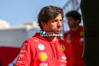 18/10/2024 - Carlos Sainz Jr. (ESP) - Scuderia Ferrari - Ferrari SF-24 - Ferrari during the Formula 1 Pirelli United States Grand Prix 2024, scheduled to take place at Circuit of Americas in Austin, TX (USA) Sept 18-20, 2024 - FORMULA 1 PIRELLI UNITED STATES GRAND PRIX 2024 - PRACTICE - FORMULA 1 - MOTORI