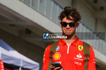 18/10/2024 - Oliver Bearman (GBR) - Reserve Driver, Scuderia Ferrari during the Formula 1 Pirelli United States Grand Prix 2024, scheduled to take place at Circuit of Americas in Austin, TX (USA) Sept 18-20, 2024 - FORMULA 1 PIRELLI UNITED STATES GRAND PRIX 2024 - PRACTICE - FORMULA 1 - MOTORI