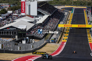 18/10/2024 - George Russell (GBR) - Mercedes-AMG PETRONAS F1 Team - Mercedes W15 - Mercedes E Performance during the Formula 1 Pirelli United States Grand Prix 2024, scheduled to take place at Circuit of Americas in Austin, TX (USA) Sept 18-20, 2024 - FORMULA 1 PIRELLI UNITED STATES GRAND PRIX 2024 - PRACTICE - FORMULA 1 - MOTORI