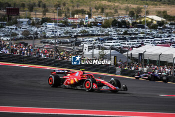 18/10/2024 - Carlos Sainz Jr. (ESP) - Scuderia Ferrari - Ferrari SF-24 - Ferrari during the Formula 1 Pirelli United States Grand Prix 2024, scheduled to take place at Circuit of Americas in Austin, TX (USA) Sept 18-20, 2024 - FORMULA 1 PIRELLI UNITED STATES GRAND PRIX 2024 - PRACTICE - FORMULA 1 - MOTORI