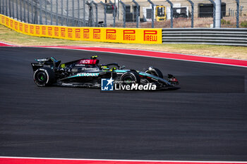 18/10/2024 - Lewis Hamilton (GBR) - Mercedes-AMG PETRONAS F1 Team - Mercedes W15 - Mercedes E Performance during the Formula 1 Pirelli United States Grand Prix 2024, scheduled to take place at Circuit of Americas in Austin, TX (USA) Sept 18-20, 2024 - FORMULA 1 PIRELLI UNITED STATES GRAND PRIX 2024 - PRACTICE - FORMULA 1 - MOTORI