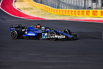 18/10/2024 - Alexander Albon (THA) - Williams Racing - Williams FW46 - Mercedes during the Formula 1 Pirelli United States Grand Prix 2024, scheduled to take place at Circuit of Americas in Austin, TX (USA) Sept 18-20, 2024 - FORMULA 1 PIRELLI UNITED STATES GRAND PRIX 2024 - PRACTICE - FORMULA 1 - MOTORI