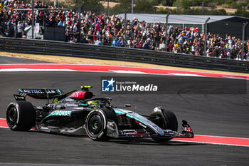 18/10/2024 - Lewis Hamilton (GBR) - Mercedes-AMG PETRONAS F1 Team - Mercedes W15 - Mercedes E Performance during the Formula 1 Pirelli United States Grand Prix 2024, scheduled to take place at Circuit of Americas in Austin, TX (USA) Sept 18-20, 2024 - FORMULA 1 PIRELLI UNITED STATES GRAND PRIX 2024 - PRACTICE - FORMULA 1 - MOTORI