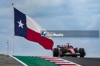 18/10/2024 - Carlos Sainz Jr. (ESP) - Scuderia Ferrari - Ferrari SF-24 - Ferrari during the Formula 1 Pirelli United States Grand Prix 2024, scheduled to take place at Circuit of Americas in Austin, TX (USA) Sept 18-20, 2024 - FORMULA 1 PIRELLI UNITED STATES GRAND PRIX 2024 - PRACTICE - FORMULA 1 - MOTORI