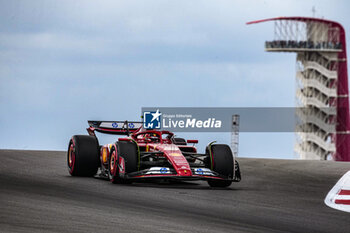 18/10/2024 - Carlos Sainz Jr. (ESP) - Scuderia Ferrari - Ferrari SF-24 - Ferrari during the Formula 1 Pirelli United States Grand Prix 2024, scheduled to take place at Circuit of Americas in Austin, TX (USA) Sept 18-20, 2024 - FORMULA 1 PIRELLI UNITED STATES GRAND PRIX 2024 - PRACTICE - FORMULA 1 - MOTORI