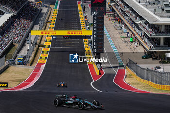 18/10/2024 - George Russell (GBR) - Mercedes-AMG PETRONAS F1 Team - Mercedes W15 - Mercedes E Performance during the Formula 1 Pirelli United States Grand Prix 2024, scheduled to take place at Circuit of Americas in Austin, TX (USA) Sept 18-20, 2024 - FORMULA 1 PIRELLI UNITED STATES GRAND PRIX 2024 - PRACTICE - FORMULA 1 - MOTORI