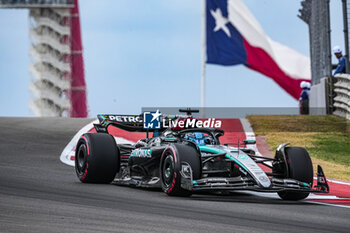 18/10/2024 - George Russell (GBR) - Mercedes-AMG PETRONAS F1 Team - Mercedes W15 - Mercedes E Performance during the Formula 1 Pirelli United States Grand Prix 2024, scheduled to take place at Circuit of Americas in Austin, TX (USA) Sept 18-20, 2024 - FORMULA 1 PIRELLI UNITED STATES GRAND PRIX 2024 - PRACTICE - FORMULA 1 - MOTORI