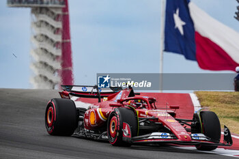 18/10/2024 - Carlos Sainz Jr. (ESP) - Scuderia Ferrari - Ferrari SF-24 - Ferrari during the Formula 1 Pirelli United States Grand Prix 2024, scheduled to take place at Circuit of Americas in Austin, TX (USA) Sept 18-20, 2024 - FORMULA 1 PIRELLI UNITED STATES GRAND PRIX 2024 - PRACTICE - FORMULA 1 - MOTORI